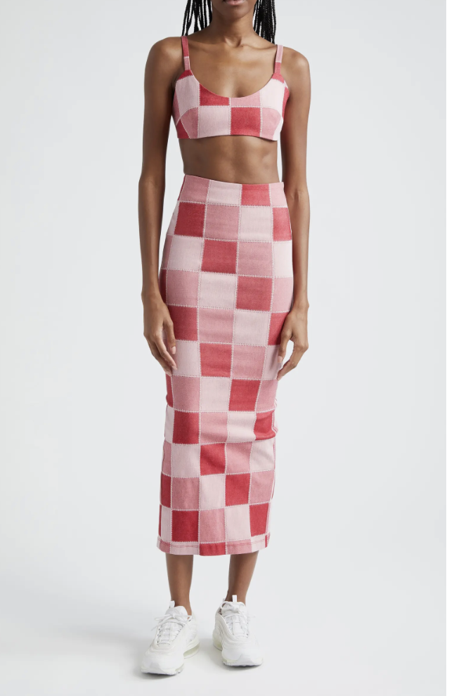 Patchwork Denim Skirt — Sammy B.